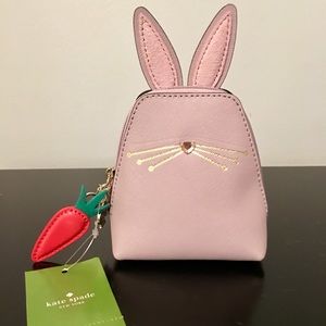 KATE SPADE “Hop to it” Bunny coin purse NWT